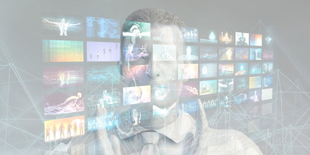 Science Technology Solutions and Discovery as Business Conceptの写真素材