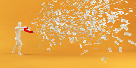 Creating Profit or Money Profits Easily With Business Manの写真素材