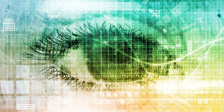 Medical Science and Futuristic Technology Concept Abstractの写真素材