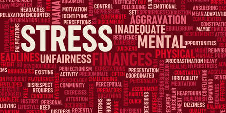 Stress Managment in Workplace and Business or Homeの写真素材
