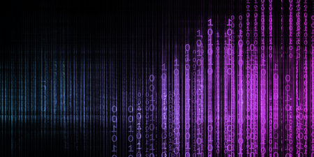 Digital Pattern and Modern Technology Texture Abstractの写真素材