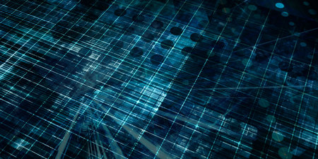 Information Technology or IT Infotech as a Artの写真素材