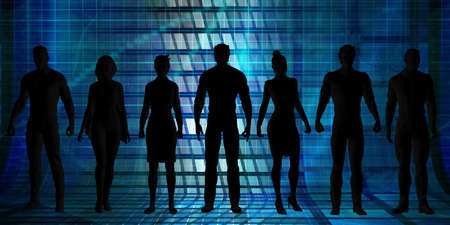 Group of Multiethnic Diverse Business People Concept Backgroundの写真素材