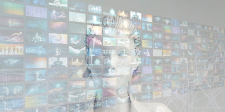 Online Learning and Training in a Virtual Classroomの写真素材