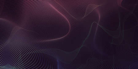 Technology Network as a Futuristic Abstract Background Conceptの写真素材