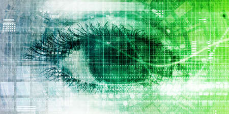 Integrated System as a Business Technology Concept Backgroundの写真素材