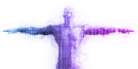 Medical DNA Science Research for a Businessの写真素材