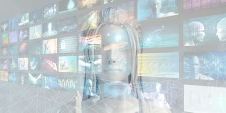 Virtual Science And Research Development As Artの写真素材