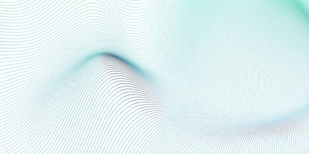 Blue Technology Background with Glowing Energy Linesの写真素材