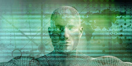 Deep Learning Artificial Intelligence for Machine Conceptの写真素材