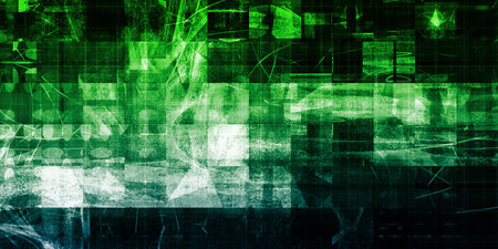Futuristic Science Research as a Art Conceptの写真素材