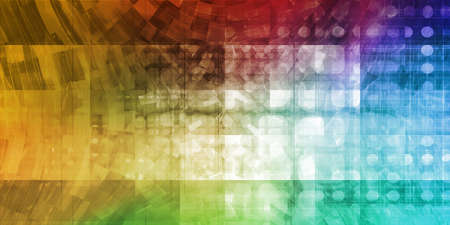 Virtual Science and Research Development as Artの写真素材