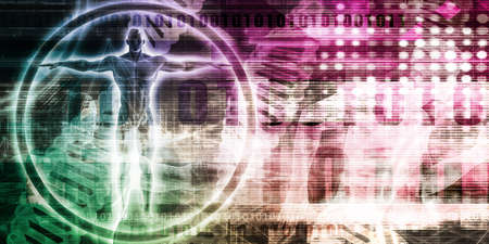 Medical Science with Modern Technology as Artの写真素材
