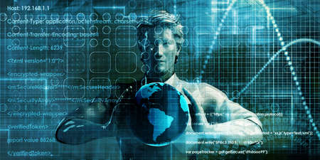 Technology Provider of Solutions in a Businessの写真素材