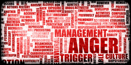 Anger Concept as a Concept Background Abstract Artの写真素材