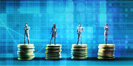 Financial Planning and Services with Business Peopleの写真素材