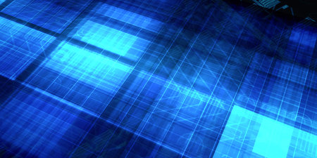 Business Services as a Technology Concept Art Abstractの写真素材
