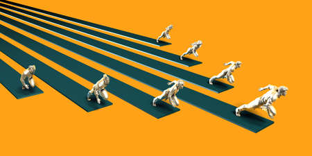 Business Innovation and Big Different Business Ideasの写真素材