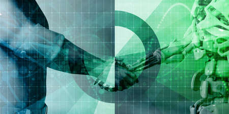 Future Technology Abstract Background as Futuristic Conceptの写真素材