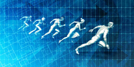 Business Team Planning in a Corporate Organizationの写真素材