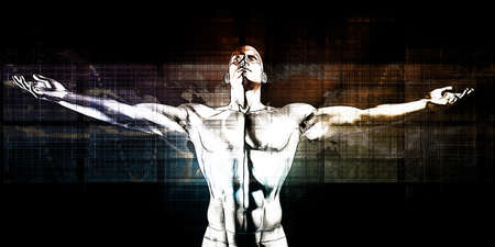 Advanced Technology and Industrial Manufacturing as Artの写真素材