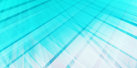 Aqua Theme Beauty Fashion Lines Background in Blueの写真素材