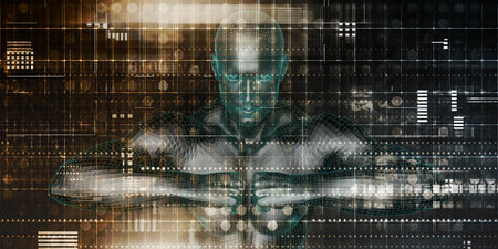 Robotic Process Automation or RPA Business Technologyの写真素材