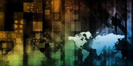 Global Management Technology Process as a Conceptの写真素材