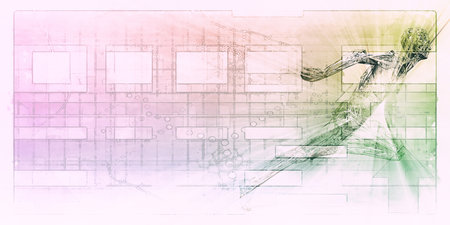 Futuristic Design Abstract Background as a Conceptの写真素材