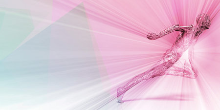 Business Leader with Market Industry Leadership Artの写真素材