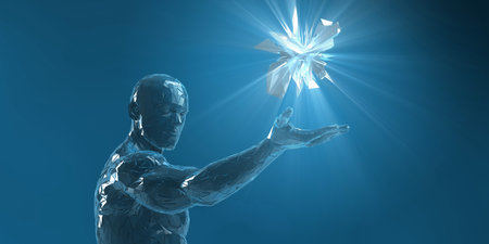 Strategic Management Consulting Technology Industry as Backgroundの写真素材