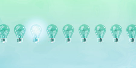 Management Strategy for Creative Process and Light Bulbの写真素材