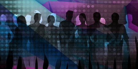 Empowered Business People Standing as a Success Concept