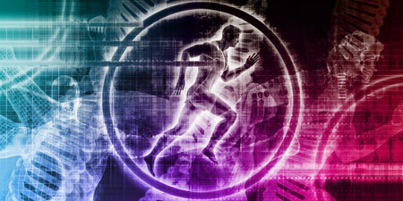 Abstract Science Medical Background as a Conceptの写真素材