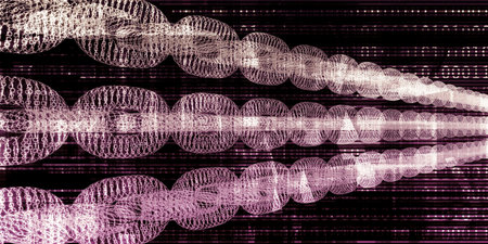 Business Technology with a Corporate Abstract Artの写真素材