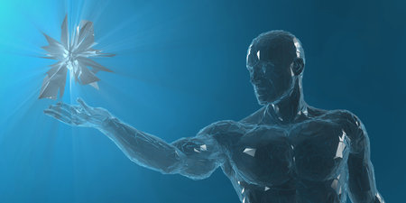 Disruptive Science And Technology As A Abstract Backgroundの写真素材