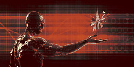 Science Fiction Futuristic Abstract As a Artの写真素材