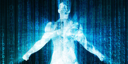 Surrounded By Technology and Constant Intensive Exposureの写真素材