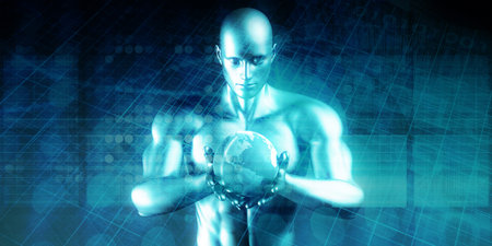 Training Portal for Global Education Online Artの写真素材