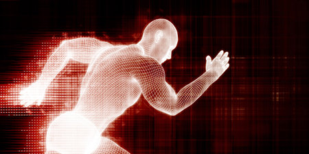 Digital Arms Race as a Successful Industry Leader Conceptの写真素材