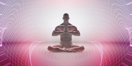 Mind Brain Thought Mental Training Energy Power Conceptの写真素材
