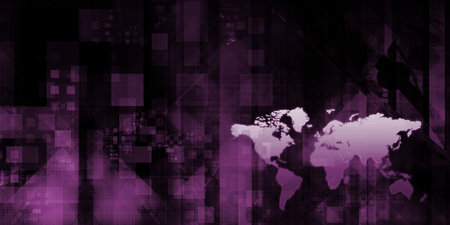 Software Security Technology as an Art Abstractの写真素材