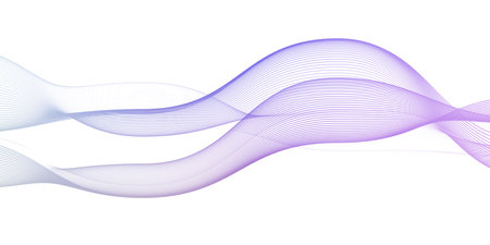 Smart Waves Flow Driving Futuristic Digital Connectionsの写真素材