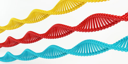 Molecular Biology and the Digital Science as a Artの写真素材