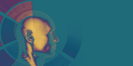 Human Implant Concept Technology as a Illustrationの写真素材