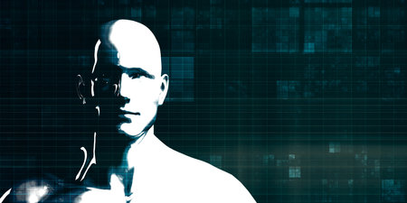 Medical Science Futuristic Technology as a Artの写真素材