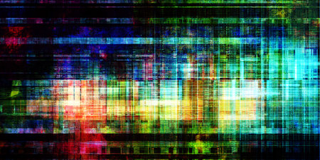 Pixel Damage Template Presenting Esports Gaming Textureの写真素材