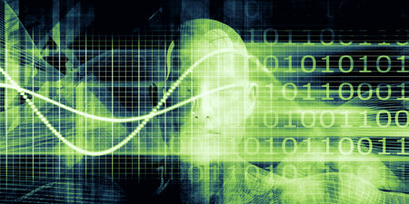 Computational Biology And Ai Enhanced Medical Research Conceptの写真素材