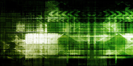 Cybernetic System Interface Visualization For Autonomous Technology Applicationsの写真素材