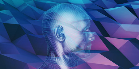Futuristic Abstract Concept On Technology Background Art